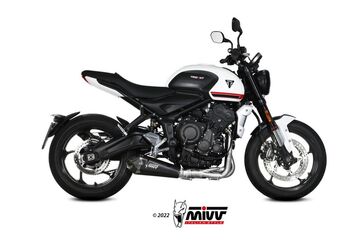 MIVV / ミヴマフラー Delta Race Black Stainless Steel Exhaust | T.022.LDRB