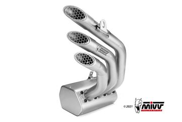 MIVV / ミヴマフラー Speed Edge Stainless Steel Exhaust | V.003.LHX