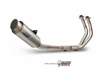 MIVV / ミヴマフラー SPORT Full sys. 2x1 Muffler GPpro TITAN WITH CATALYZER CONVERTING KIT For YAMAHA MT-07 | Y.045.L6P