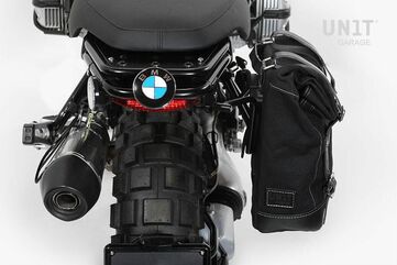 Unitgarage / ユニットガレージ Side Pannier Canvas + Subframe Bmw GS 850/1100/1150 e ADV, Black/Black | U001+1524DX-Black-Black