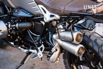 Unitgarage / ユニットガレージ Side Pannier Canvas + Double Subframe NineT, Black/Black | U001+1626+A2-Black-Black