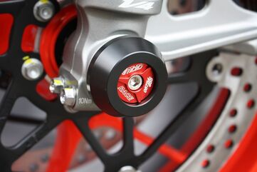 GSGモトテクニック クラッシュパッドセット (フロントホール用) Aprilia RSV 4 + RSV 4 Factory 1100 (2021 -) | 20E-17E-49E