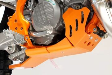 AXP-Racing / エーエックスピーレーシング Xtrem HDPE スキッドプレート - オレンジ | AX1484