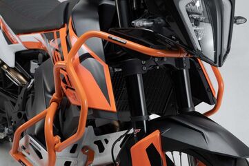 SW-MOTECH / SWモテック アッパークラッシュバー オレンジ KTM 790 アドベンチャー / 790 アドベンチャー R (19-) | SBL.04.521.10100/EB