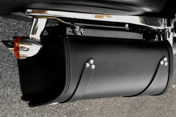 Ends Cuoio / エンズクオイオ バッグ デタッチャブルブラケット Harley-Davidson® Dyna® | Steel axle cover for Dyna