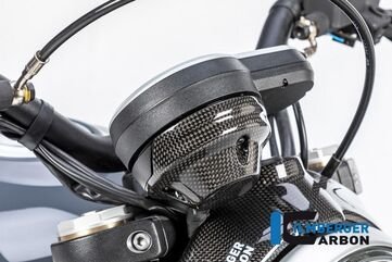 ILMBERGER / イルムバーガーカーボンパーツ インストルメントカバー グロス Ducati Scrambler &apos;16 | IAO.007.DS15G.K