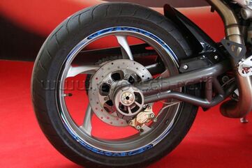 Evotech Wheel Sticker Cool Stripes 01 Blue | STRIP-01-EB