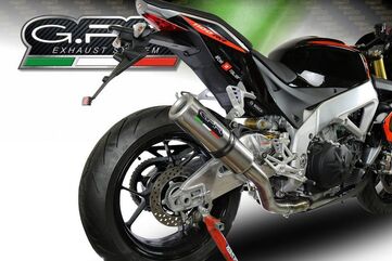 GPR / ジーピーアール Original For Aprilia Tuono V4 1100-Rr 2015/16 レーシング スリッポンエキゾースト M3 Titanium Natural | A.61.RACE.M3.TN