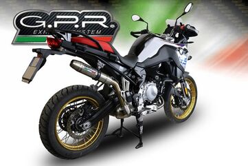 GPR / ジーピーアール Original For Bmw F 850 Gs - Adventure 2018/20 E4 Homologated スリッポンエキゾースト Deeptone Inox | BMW.94.DE