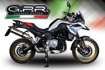 GPR / ジーピーアール Original For Bmw F 850 Gs - Adventure 2018/20 E4 Homologated スリッポンエキゾースト Satinox | BMW.94.SAT