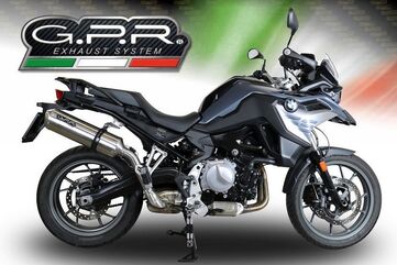 GPR / ジーピーアール Original For Bmw F 750 Gs 2018/20 E4 Homologated スリッポンエキゾースト Satinox | BMW.95.SAT