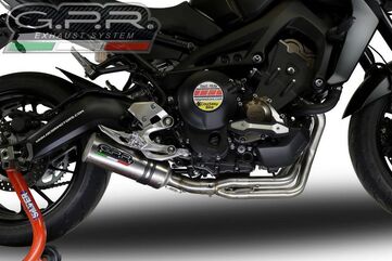 GPR / ジーピーアール Original For Yamaha Mt-09 Tracer/Fj-09 Tr 2015/16 E3 Homologated Full Exhaust M3 Inox | CO.Y.187.M3.INOX