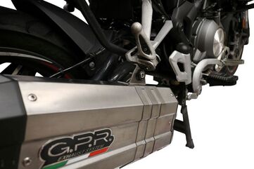GPR / ジーピーアール Original For Benelli Trk 502 2017/20 E4 Homologated Slip-On Catalized Sonic Titanium | E4.BE.9.CAT.SOTIT