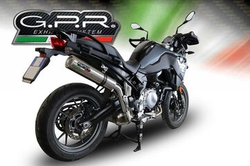 GPR / ジーピーアール Original For Bmw F 750 Gs 2018/20 E4 Homologated スリッポンエキゾースト M3 Inox | E4.BM.95.M3.INOX