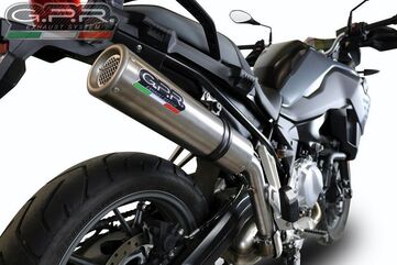 GPR / ジーピーアール Original For Bmw F 750 Gs 2018/20 E4 Homologated スリッポンエキゾースト M3 Inox | E4.BM.95.M3.INOX