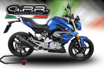 GPR / ジーピーアール Original For Bmw G 310 R 2017/20 E4 Homologated Full Catalized Furore Evo4 Nero | E4.BM.CAT.93.FNE4