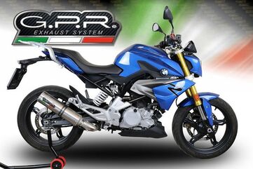 GPR / ジーピーアール Original For Bmw G 310 R 2017/20 E4 Homologated Full Catalized M3 Titanium Natural | E4.BM.CAT.93.M3.TN