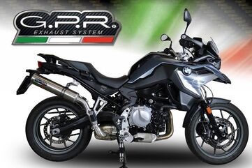 GPR / ジーピーアール Original For Bmw F 750 Gs 2018/20 E4 Homologated スリッポンエキゾースト M3 Titanium Natural | E4.BMW.95.M3.TN