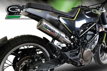 GPR / ジーピーアール Original For Husqvarna Vitpilen 401 2018/19 E4 Homologated Slip-On Catalized M3 Titanium Natural | E4.HU.47.CAT.M3.TN