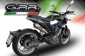 GPR / ジーピーアール Original For Husqvarna Vitpilen 401 2018/19 E4 Homologated Slip-On Catalized Powercone Evo | E4.HU.47.CAT.PCEV