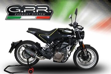 GPR / ジーピーアール Original For Husqvarna Vitpilen 401 2018/19 E4 Homologated スリッポンエキゾースト Furore Evo4 Nero | E4.HU.48.FNE4
