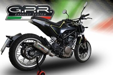 GPR / ジーピーアール Original For Husqvarna Vitpilen 401 2018/19 E4 Homologated スリッポンエキゾースト M3 Titanium Natural | E4.HU.48.M3.TN