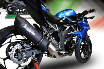 GPR / ジーピーアール Original For Kawasaki Z 125 2019/20 E4 Homologated スリッポンエキゾースト Furore Evo4 Nero | E4.K.170.FNE4