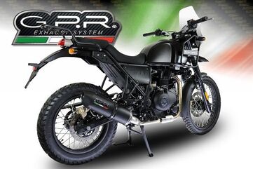 GPR / ジーピーアール Original For Royal E. Himalayan 410 2017/20 E4 D.36 Homologated Slip-On Catalized Furore Evo4 Nero | E4.ROY.CAT.FNE4