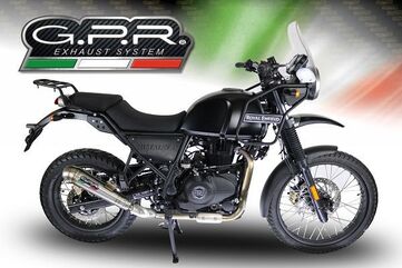 GPR / ジーピーアール Original For Royal E. Himalayan 410 2017/20 E4 D.36 Homologated Slip-On Catalized Powercone Evo | E4.ROY.CAT.PCEV