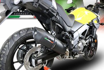 GPR / ジーピーアール Original For Suzuki V-Strom Dl 650 2017/20 E4 Homologated Full Exhaust Catalized Furore Evo4 Nero | E4.S.200.CAT.FNE4