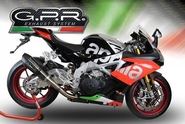 GPR / ジーピーアール Original For Aprilia Rsv4 1000 2017/18 E4 Homologated Slip-On Catalized Gp Evo4 Poppy | E.A65.CAT.GPAN.PO