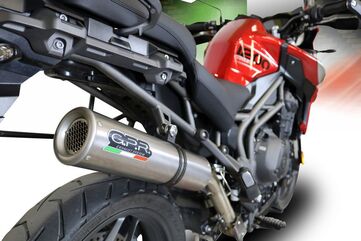 GPR / ジーピーアール Original For Triumph Tiger 1200 Explorer 2017/20 E4 Homologated スリッポンエキゾースト M3 Titanium Natural | E4.T.92.M3.TN