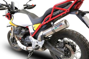 GPR / ジーピーアール Original For Moto Guzzi V85 Tt 2019/20 E4 レーシング スリッポンエキゾースト M3 Titanium Natural | GU.61.RACE.M3.TN