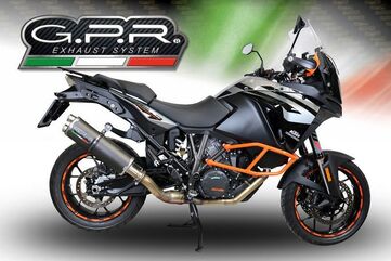 GPR / ジーピーアール Original For Ktm Lc 8 1290 Super Adv 2015/16 E3 Homologated スリッポンエキゾースト Dual Poppy | KTM.55.1.DUAL.PO