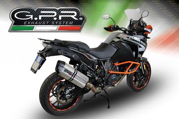GPR / ジーピーアール Original For Ktm Lc 8 Adventure 1050 2015/16 E3 Homologated スリッポンエキゾースト Sonic Titanium | KTM.76.SOTIT