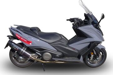 GPR / ジーピーアール Original For Kymco Ak 550 2017/20 E4 レーシング フルシステム Furore Nero | KYM.7.RACE.FUNE