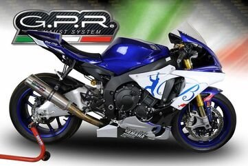 GPR / ジーピーアール Original For Yamaha Yzf R1/R1-M 2017/20 E4 レーシング スリッポンエキゾースト M3 Inox | Y.200.RACE.M3.INOX