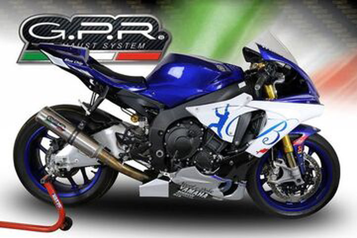 GPR / ジーピーアール Original For Yamaha Yzf R1/R1-M 2017/20 E4 レーシング スリッポンエキゾースト M3 Titanium Natural | Y.200.RACE.M3.TN
