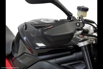 Powerbronze / パワーブロンズ Hand Guards for TRIUMPH STREET TRIPLE R 13-16/MATT BLACK | 380-T116-070