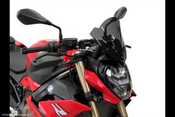 Powerbronze / パワーブロンズ Airflows for BMW S1000R 21-23 (260 MM HIGH)/SOLID BLACK | 400-B114-003