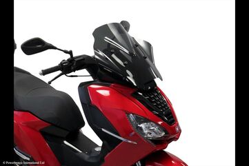 Powerbronze / パワーブロンズ Scooter Screens for PEUGEOT PULSION ALLURE 125 18-23/PULSION GT 125 18-23/PULSION 125 RS 18-23 (455 MM HIGH)/YELLOW | 400-PE101-006