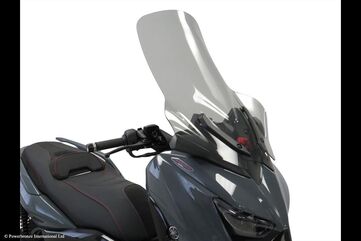 Powerbronze / パワーブロンズ Scooter Screens for YAMAHA X-MAX 125 18-23/X-MAX 300 17-23/X-MAX 400 18-20/TRICITY 300 20-23 (720 MM HIGH)/CLEAR | 420-Y174-000
