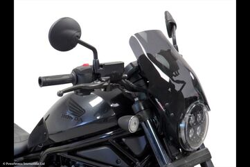 Powerbronze / パワーブロンズ Light Screen for HONDA CMX1100 REBEL 21-23 (285 MM HIGH)/FLUORESCENT GREEN | 430-U324B-010