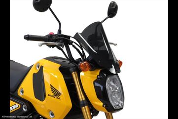Powerbronze / パワーブロンズ Light Screen for HONDA MSX125 21-23 (315 MM)/SOLID BLACK | 430-U334B-003