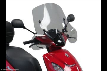 Powerbronze / パワーブロンズ Scooter Screens for PEUGEOT KISBEE 50 10-23 (290 MM HIGH)/ELECTRIC BLUE | 430-U344-009