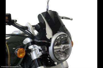 Powerbronze / パワーブロンズ Light Screen for ROYAL ENFIELD SUPER METEOR 650 23 (155 MM HIGH)/FLUORESCENT GREEN | 430-U347-010