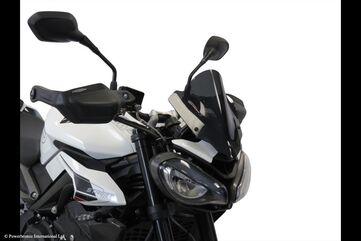 Powerbronze / パワーブロンズ Light Screen for TRIUMPH STREET TRIPLE R/STREET TRIPLE RS/STREET TRIPLE MOTO2 23 (260 MM HIGH)/VIOLET | 430-U349A-014