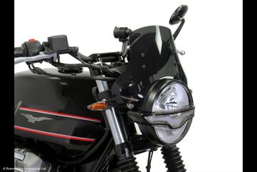 Powerbronze / パワーブロンズ Light Screen for MOTO GUZZI V7 STONE 21-23/V7 SPECIAL EDITION 23/V7 SPECIAL 23 (155 MM HIGH)/CLEAR | 430-U351-000