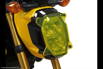 Powerbronze / パワーブロンズ Headlight Protectors for HONDA MSX125 21-23/SOLID BLACK **NOT ROAD LEGAL** | 440-H653-003