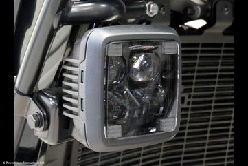 Powerbronze / パワーブロンズ Headlight Protectors for HARLEY DAVIDSON PAN AMERICA 21-23 (AUX SPOTLIGHTS)/FROSTED SAPPHIRE BLUE **NOT ROAD LEGAL** | 440-HD900-018